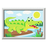 Ravvensburger Creart Painting su numer Crocodile