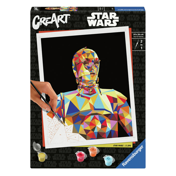 Ravensburger Creart Maleri af nummer Star Wars C-3PO