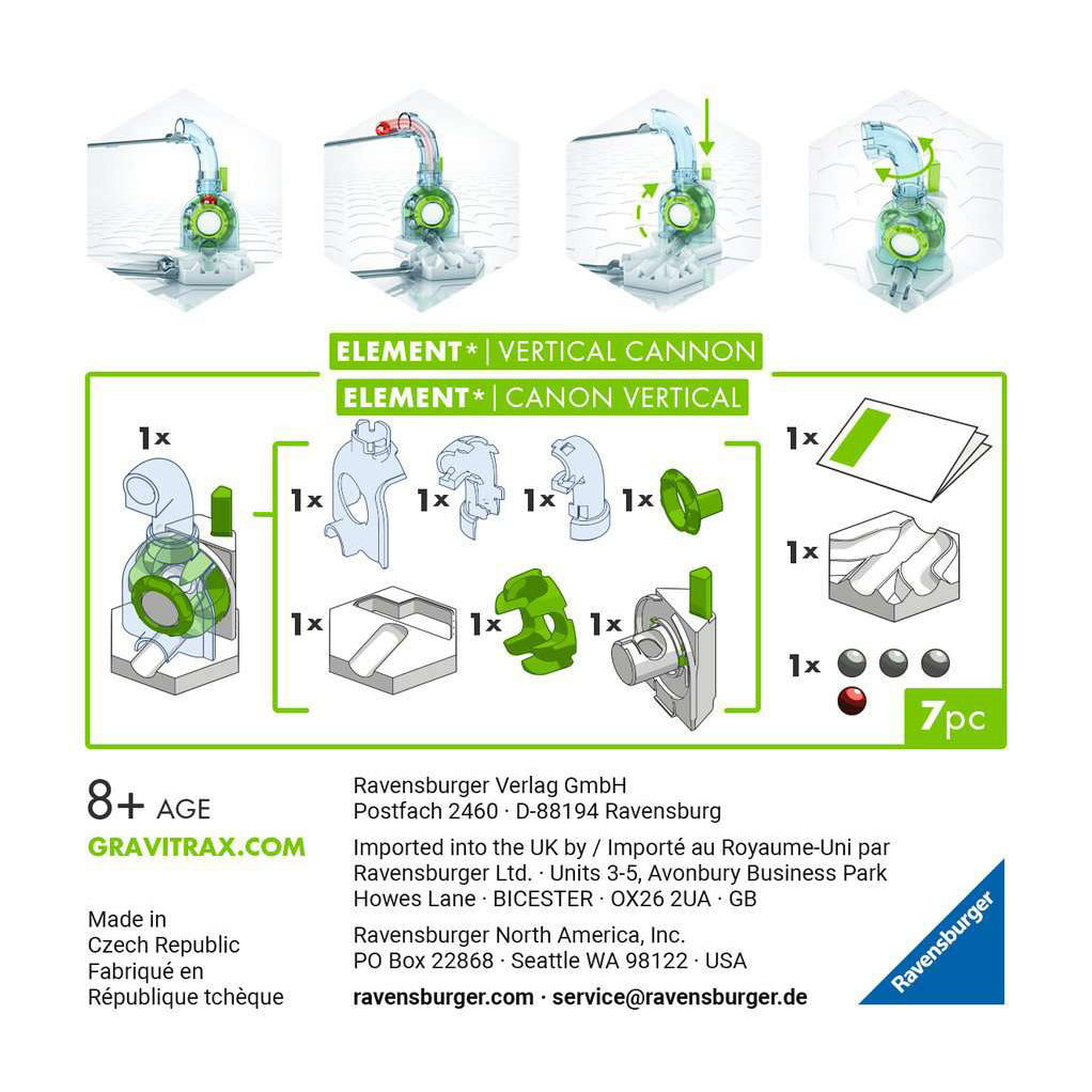 Ravensburger Gravitrax Element vertikale Kanoun