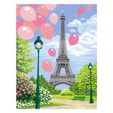 Ravensburger CreArt Schilderen op Nummer Spring in Paris