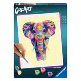 Ravensburger Creart Maleri af nummer Elephant