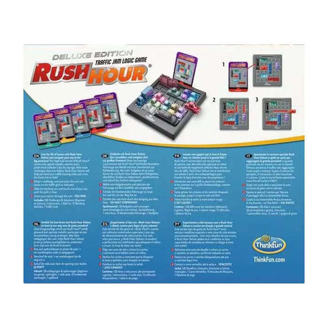 Thinkfun Ravensburger Rush Hour Deluxe - gra logiczna dla dzieci i dorosłych.