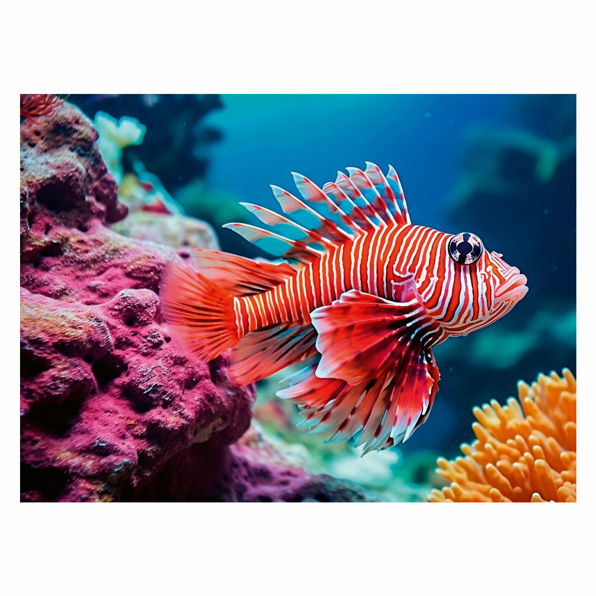 Ravensburger puzzle red lionfish 500pcs