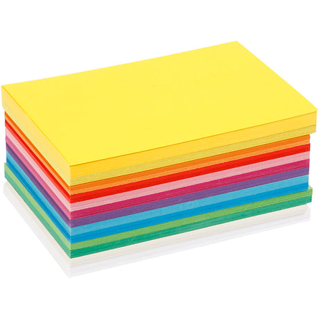 Colortime spring cardboard, a6, sheet 105x148 mm, 180 gr, various colors, 300 various sheets 1 box