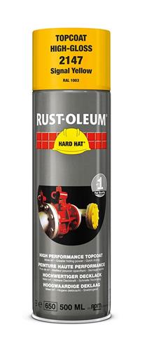 Rust-oleum spray can yellow ral1003 500ml