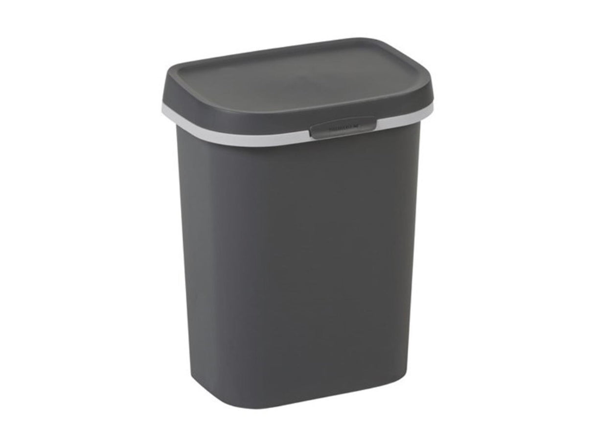 Curver mistral waste bin flat 10l anthracite | 2 pcs