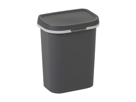 Curver mistral waste bin flat 10l anthracite | 2 pcs