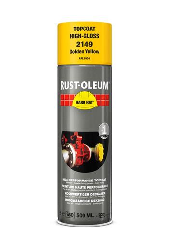 Rust-oleum spray can yellow ral1004 500ml