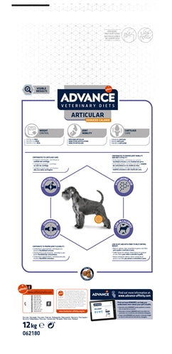 Advance Veterinary Diet Dog Articular Fuchs Mindre Calorie S.