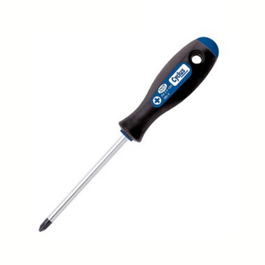 Crosshead screwdriver Cycle 0 x 60 with multi-component handle
