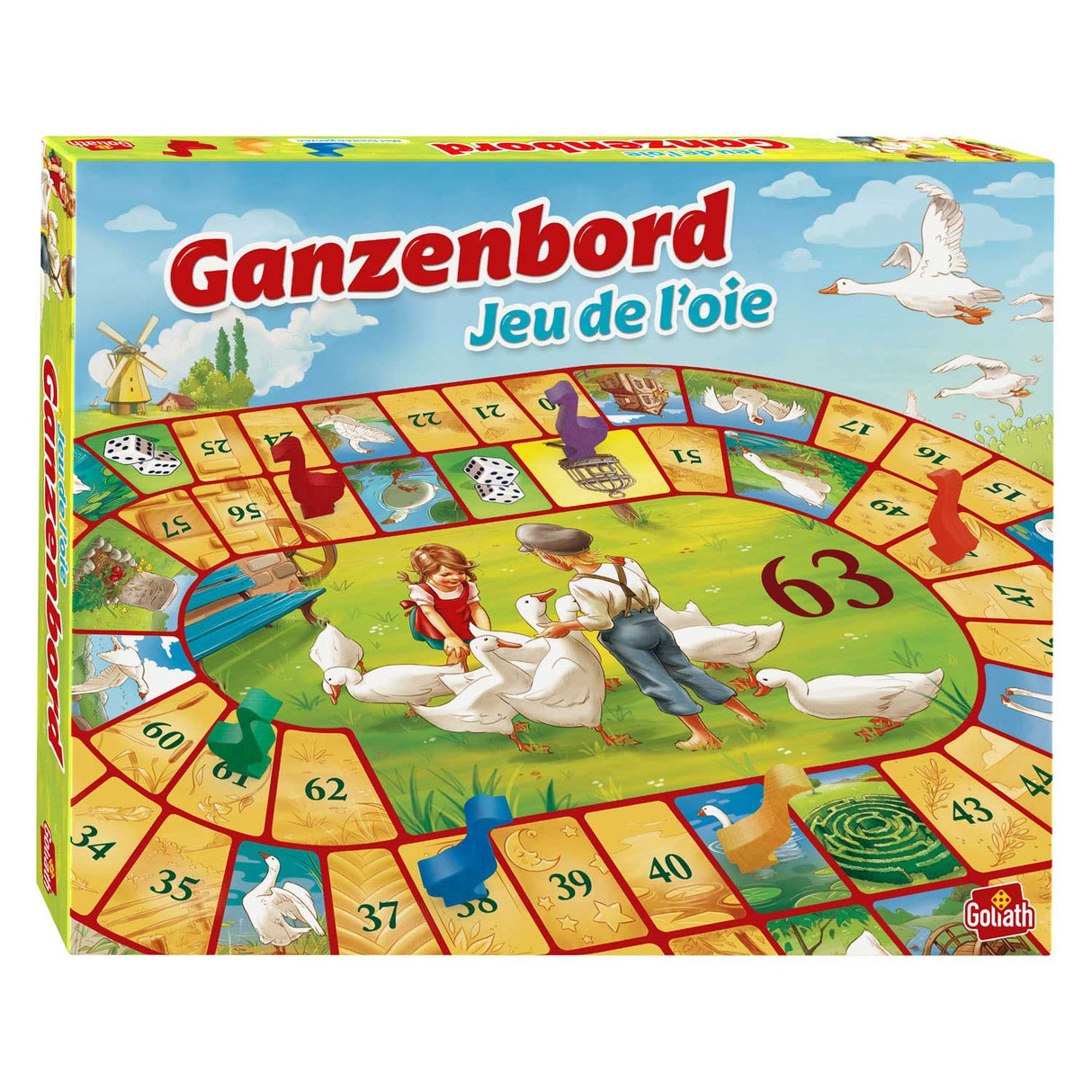 Jeux de goliath ganzenbord jeu de société