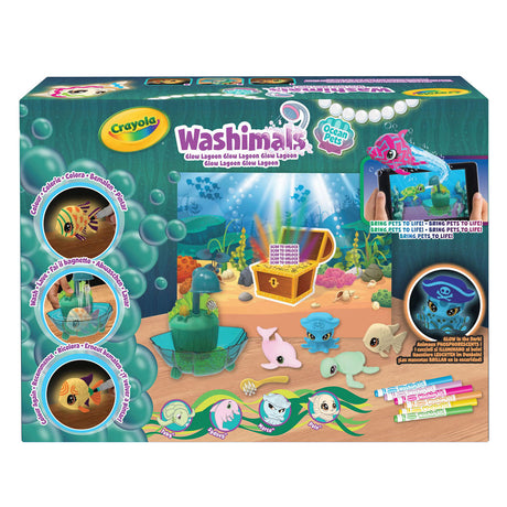 Goliat Washimals Ocean Glow Lagoon Play Set