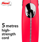 Flexi Rollijn Cord Red