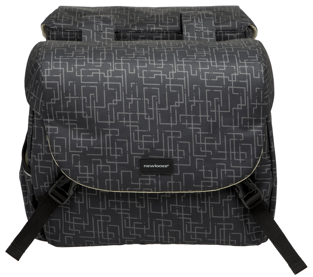 Mondi joy duebel Vëlo Bag - Waasser -Repellent Polyester - schwaarz - 38l