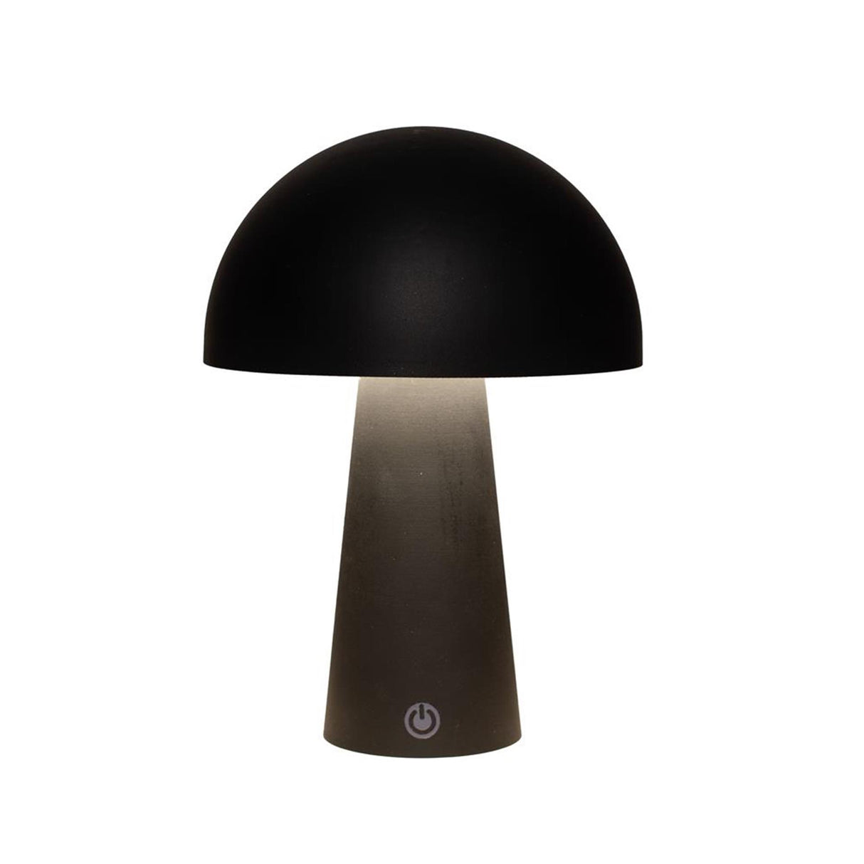 Anna's collection LED table lamp round black 15x15x21cm wireless including USB cable