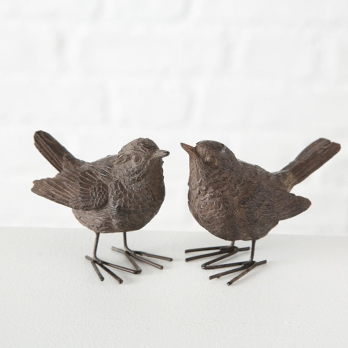 Boltze Hausfigur Vogel Spatz h6cm Polyresin