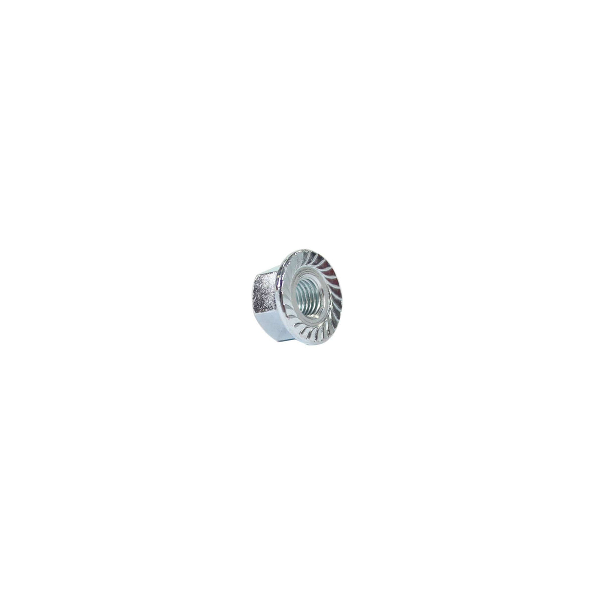 Galvanized front axle nut. Pack of 12