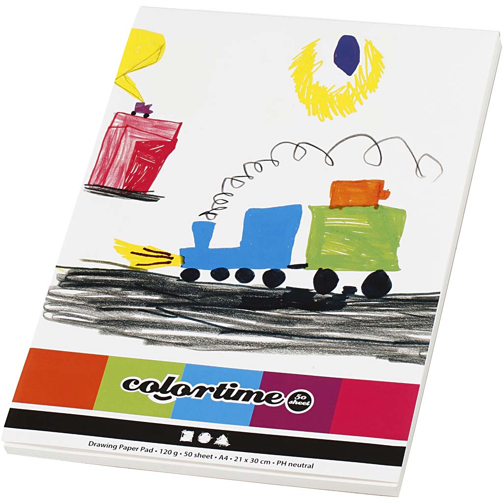 Firma Creativ https: www.cchobby.nl deska kreślarska-a4-arkusz-210x297-mm-120-gr-biały-50-arkusz-1-częściowy