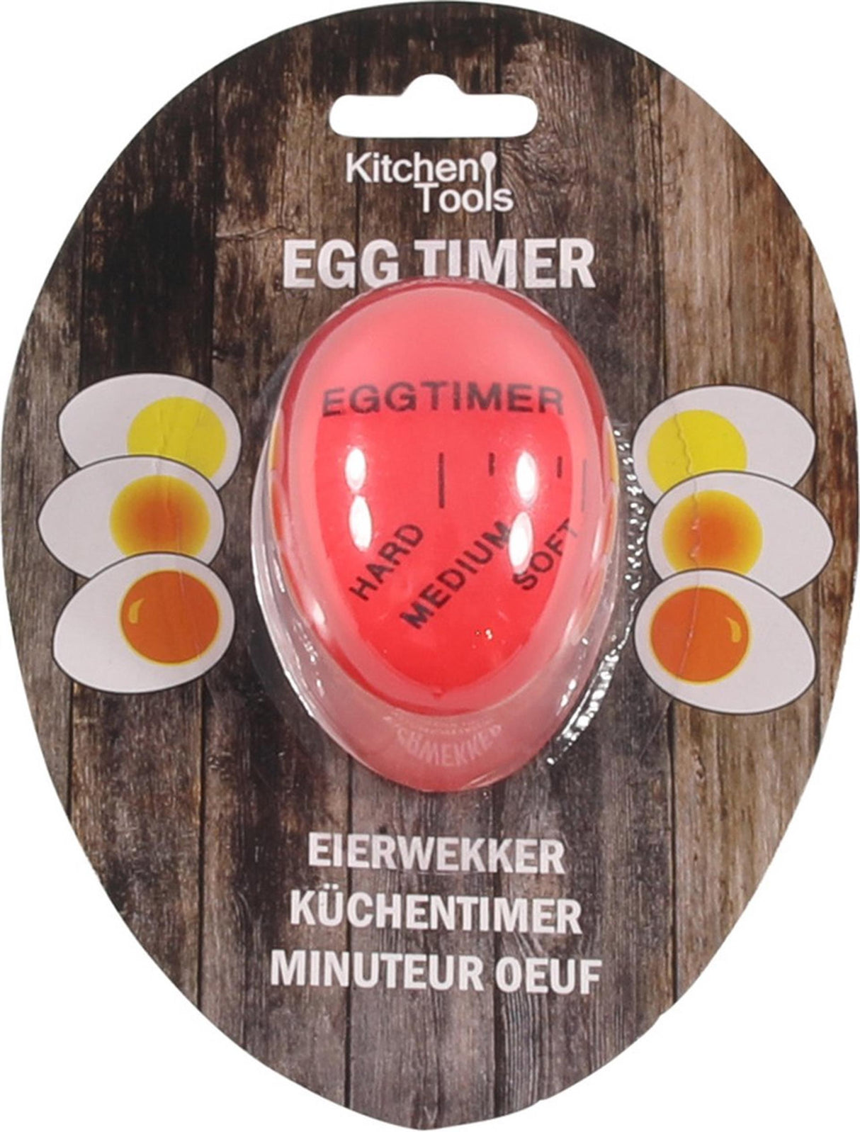 Kitchen tools egg timer egg with color indication