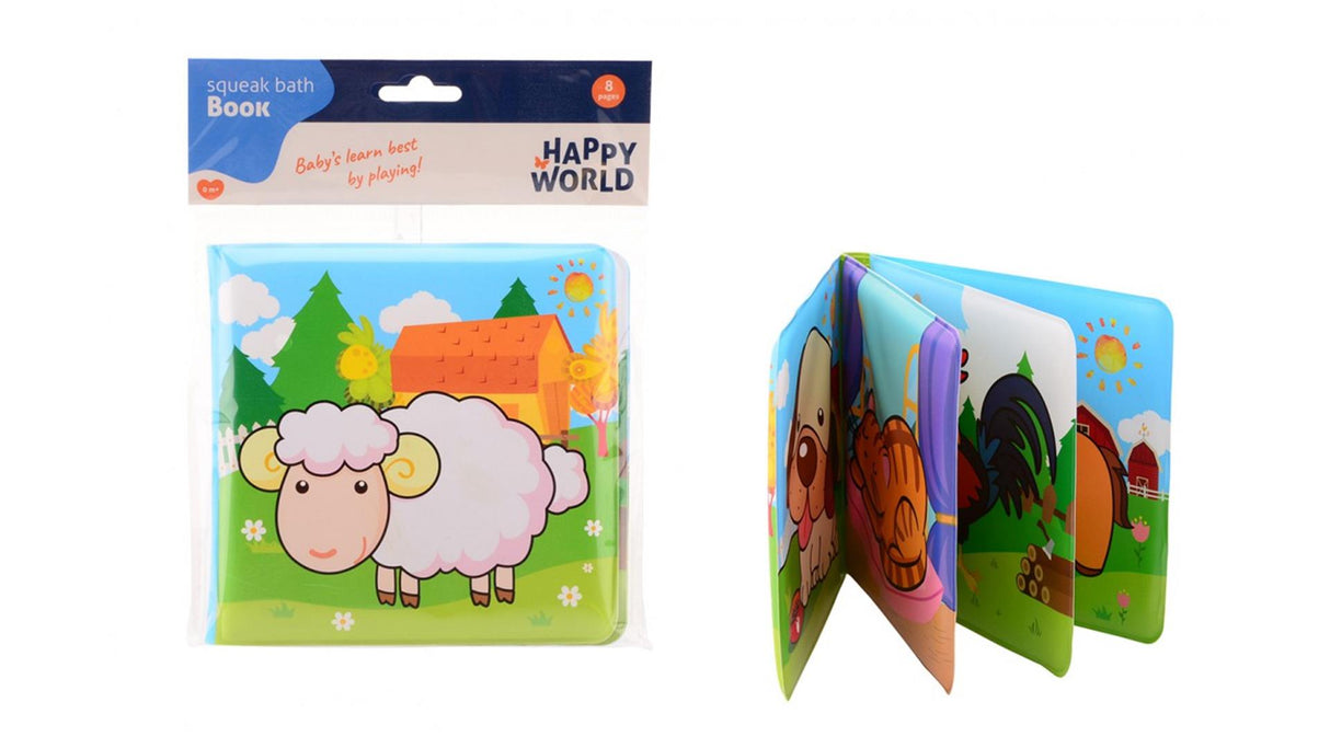 Johntoy Happy World bath book farm