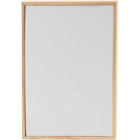 Creativ company canvas panel with frame, size 15.8x23.8 cm, 280 gr, white, 1 piece