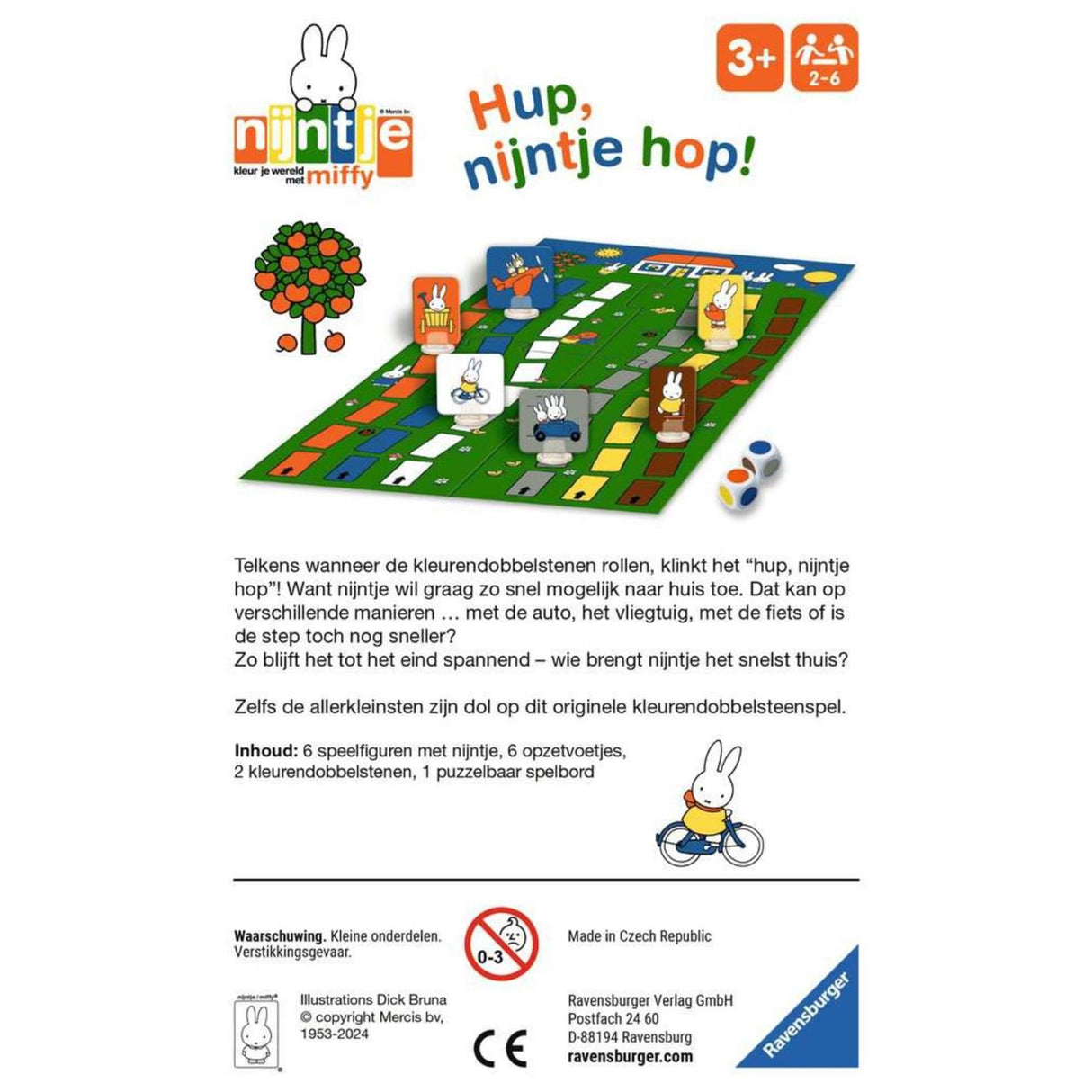 Ravensburger hop Miffy hop hra s kockami