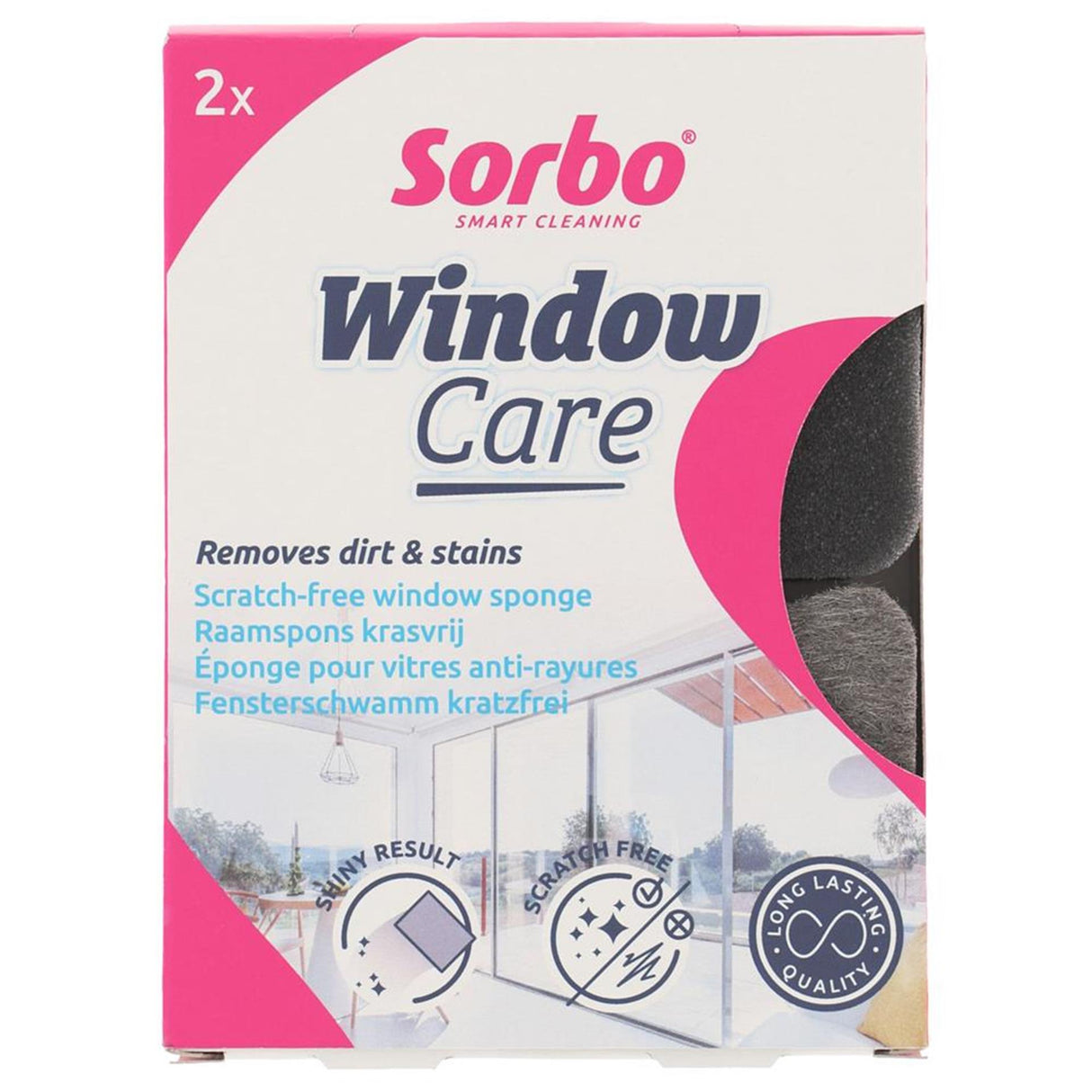 Sorbo vinduspleie vindussvampsett à 2 stk