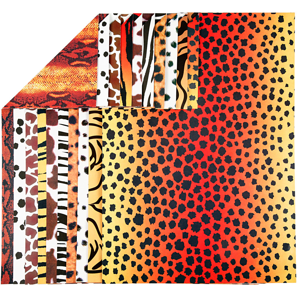 Creativ company https: www.cchobby.nl animal motifs-karton-a4-sheet-210x297-mm-300-gr-10-div-vellen-1-doos