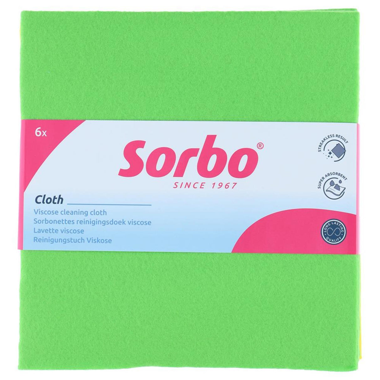Sorbo Viskosetücher farbig 38x40cm