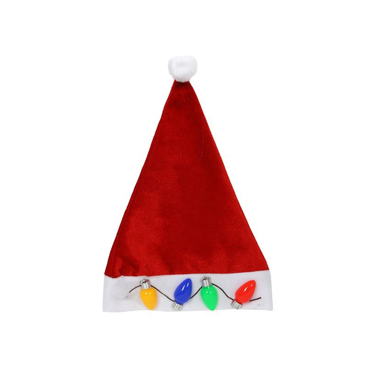 Svenska lebende Weihnachtsmütze mit farbiger LED 42x30cm