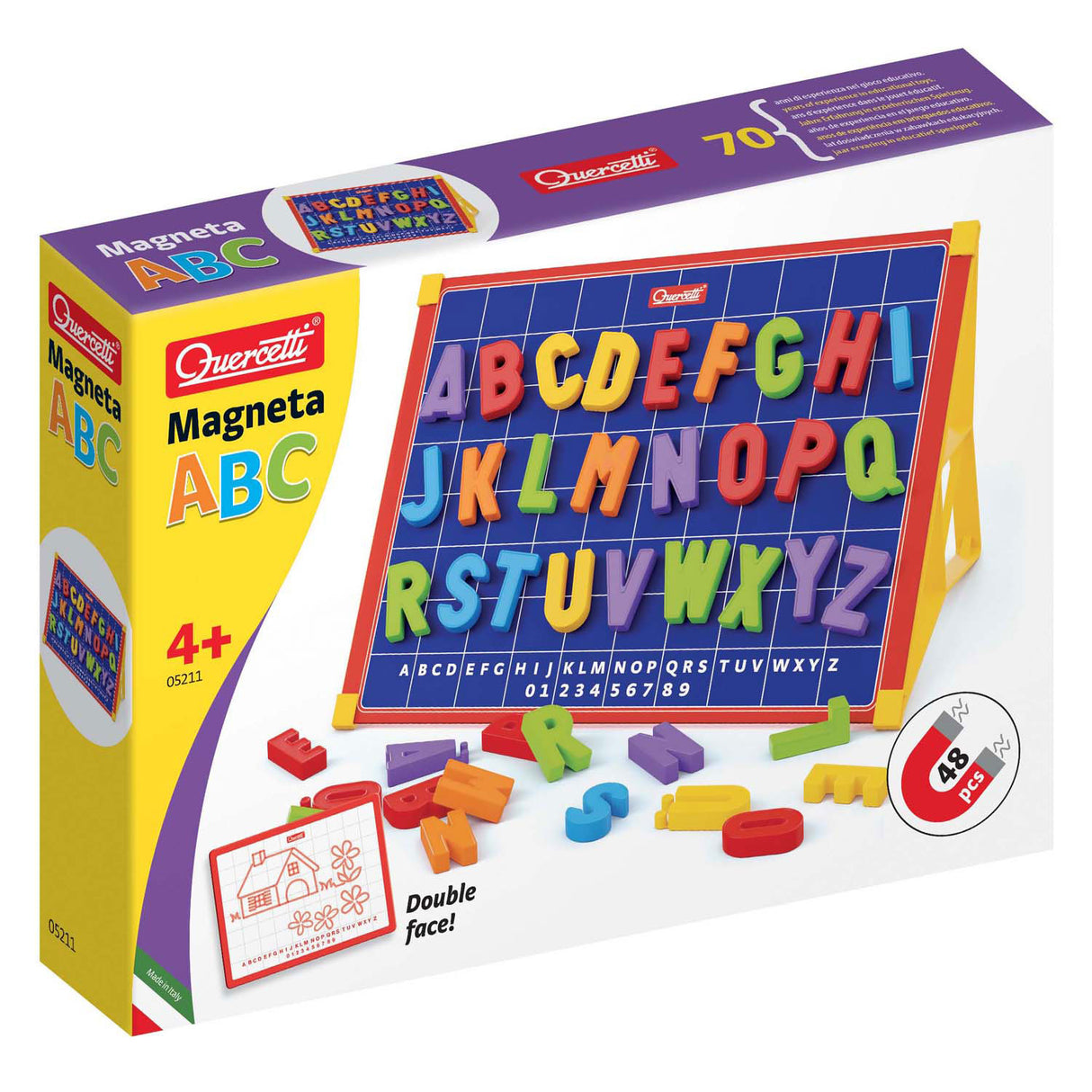 Quercetti ABC magnetic board