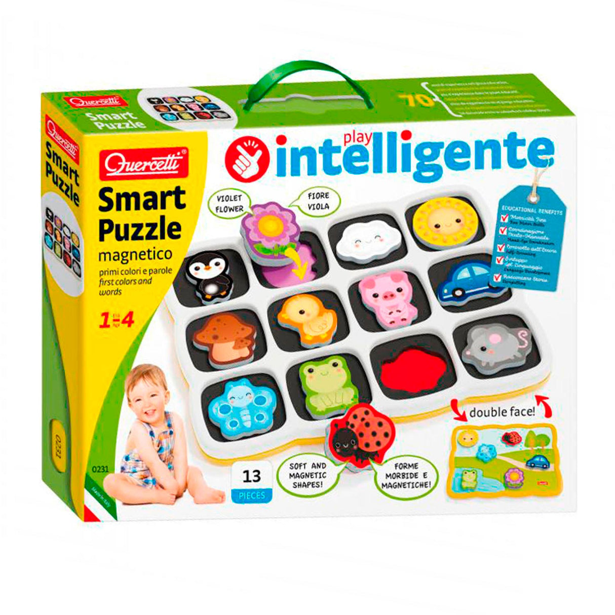 Puzzle di magnet intelligente Quercetti