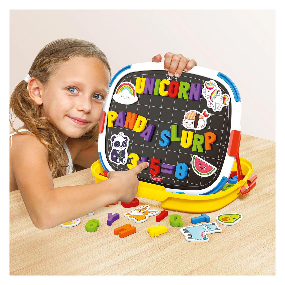 Quercetti magnet tablet letters and numbers