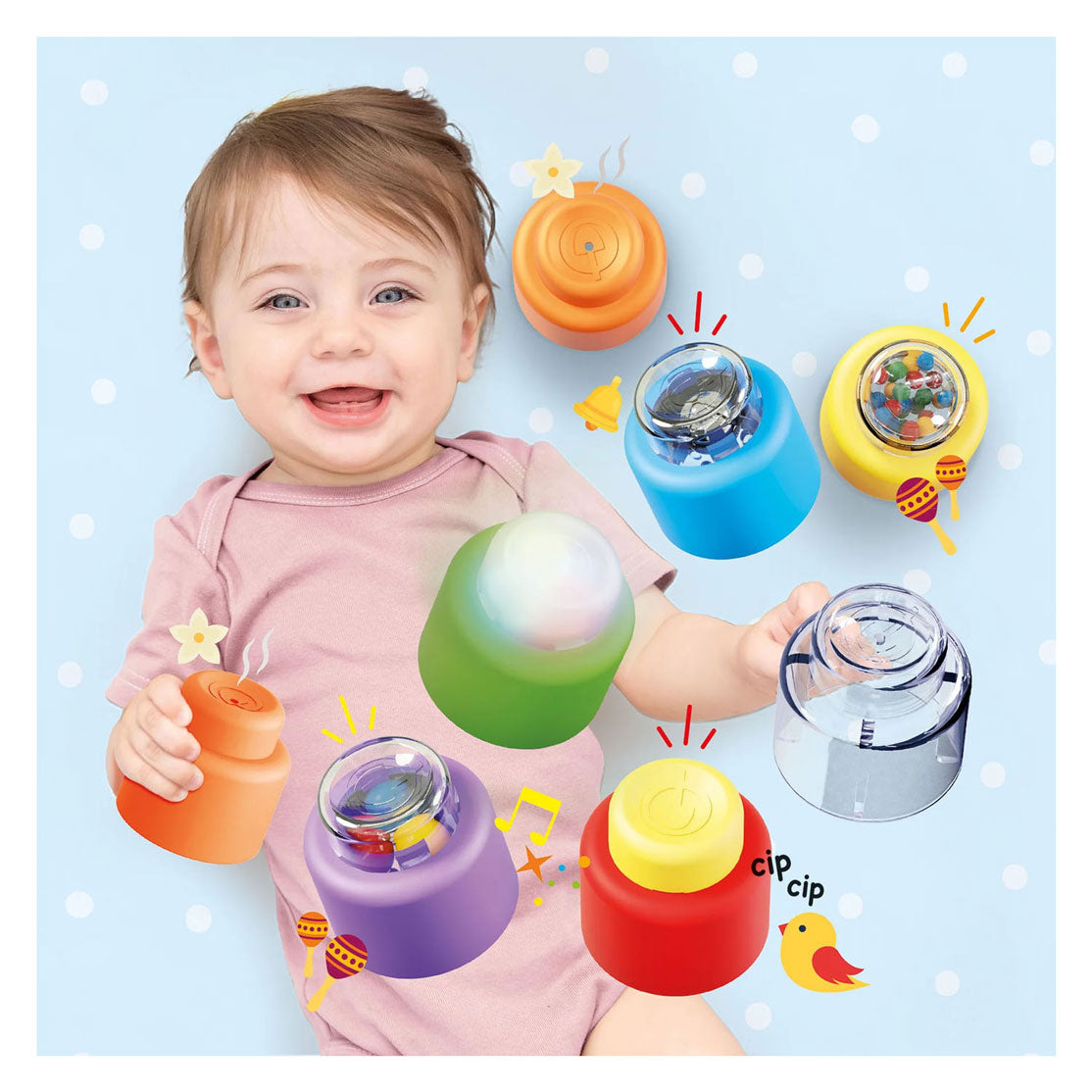 Quercetti momy soft sensory - 8 pcs.