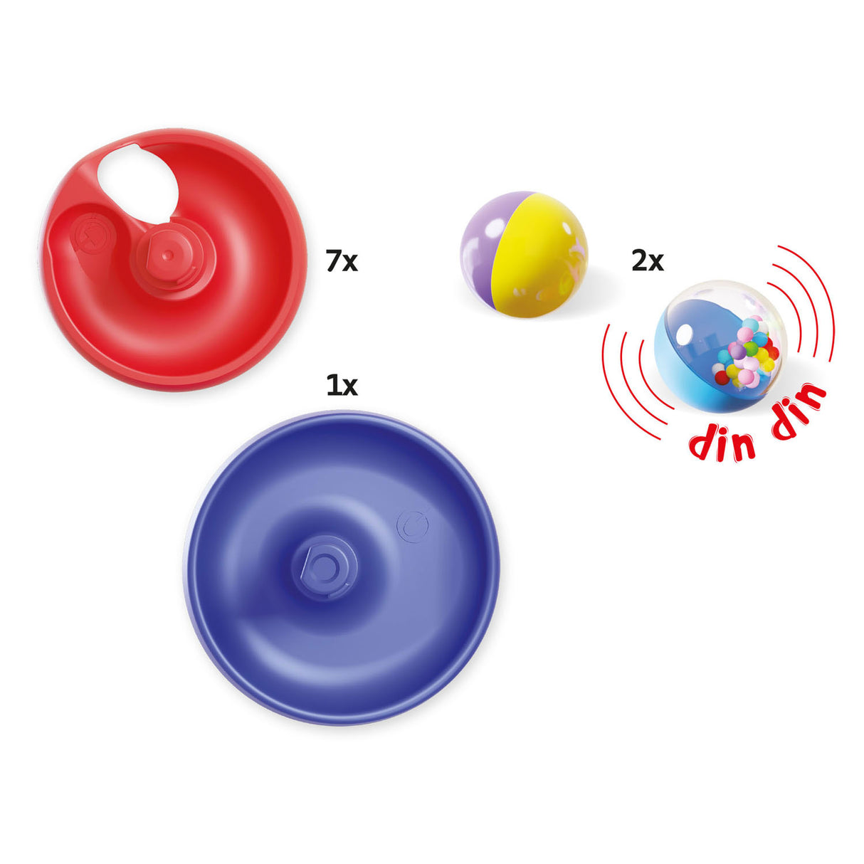 Quercetti Spiral Ball Run - 10 pc.