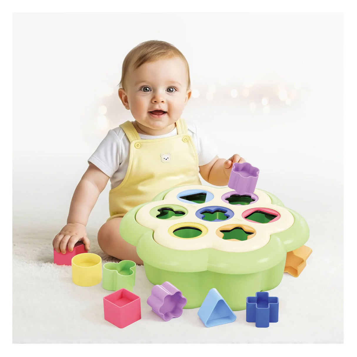 Quercetti playeco+ daisy shape sorter
