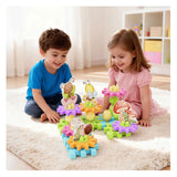 Quercetti playeco+ flower garden gears