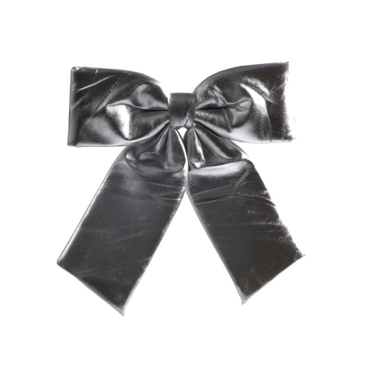 Svenska living hanging decoration Christmas bow 28x28cm silver