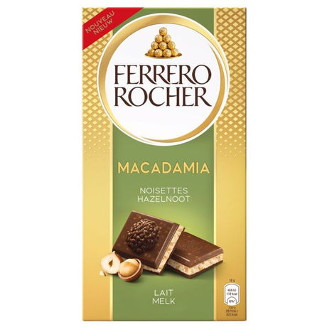 Ferrero Rocher Tablet Hazelnut Macadamia 90g