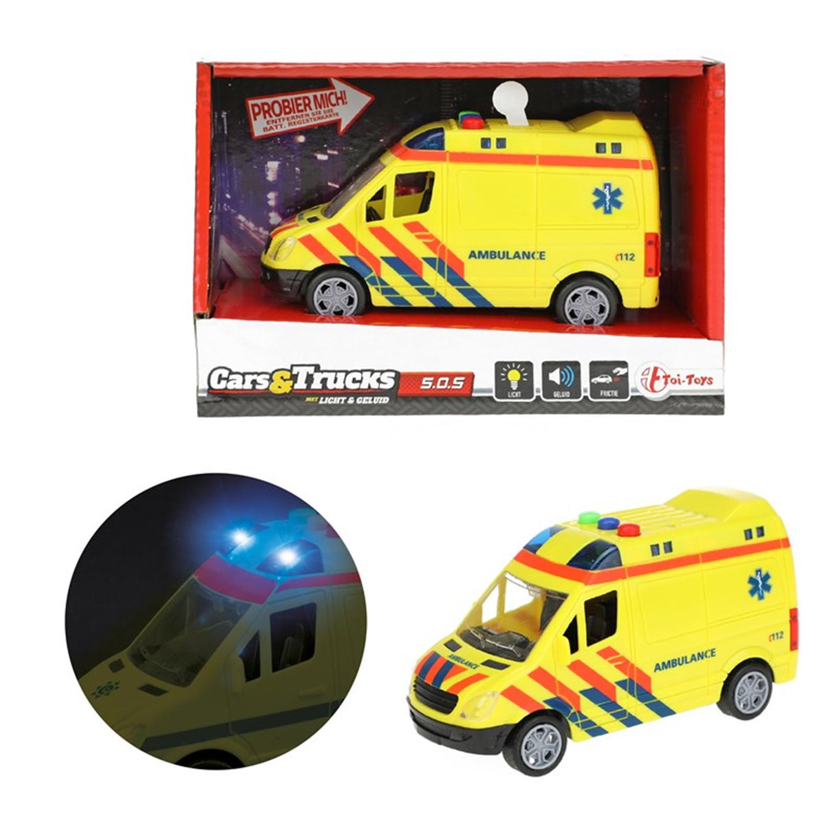 Biler lastebiler ambulanse + lyd