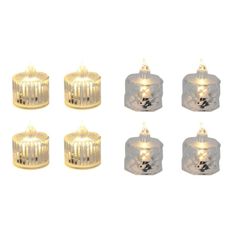 Svenska Living Tealight prozorna škatla 3,7 x 5 cm 12 kosov