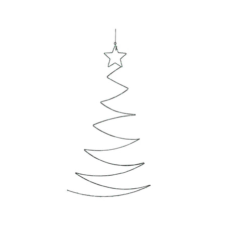 Svenska living LED veggdeco juletre grønn 100x60cm