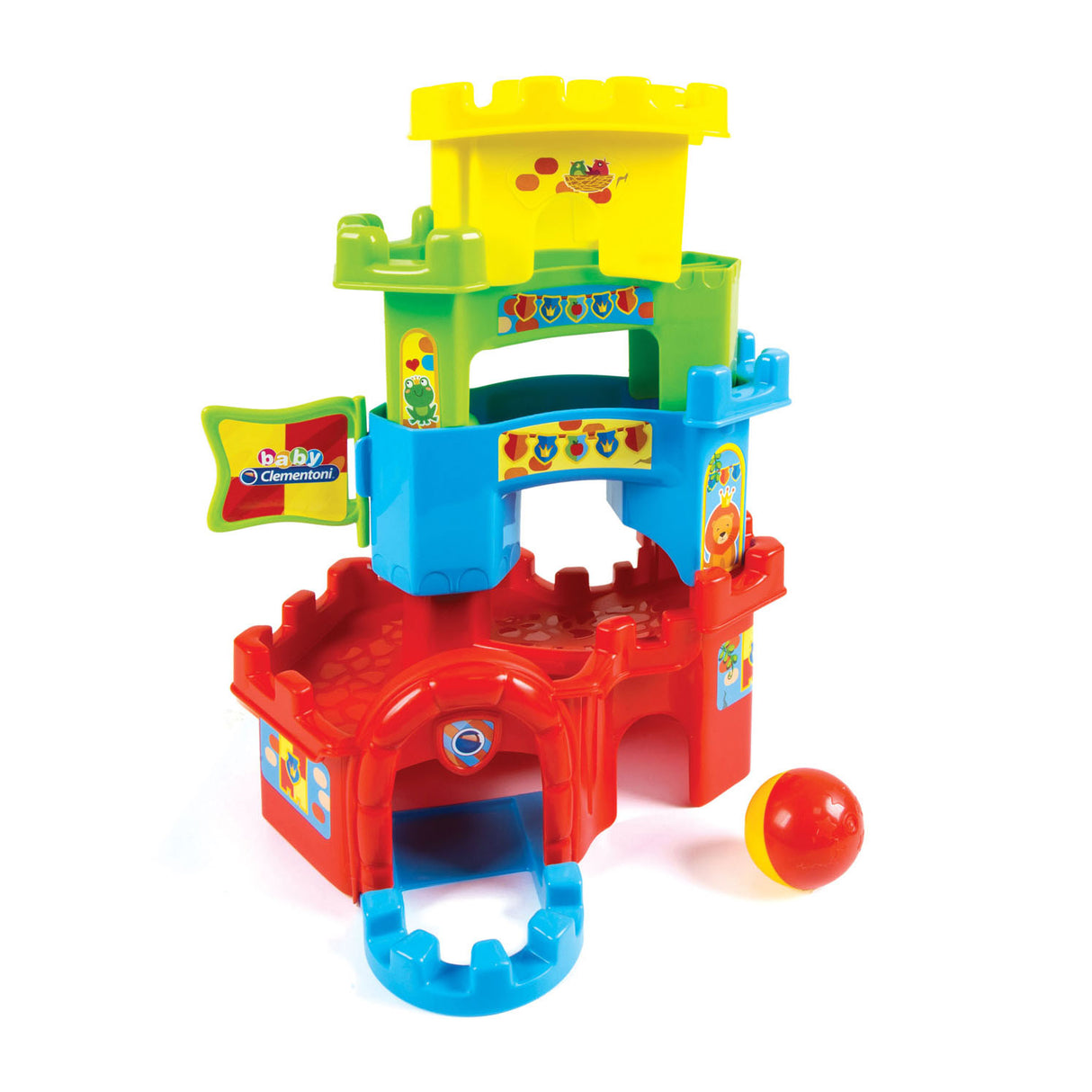 Clemenstoni stacking Tower Schlass mat Balelenban