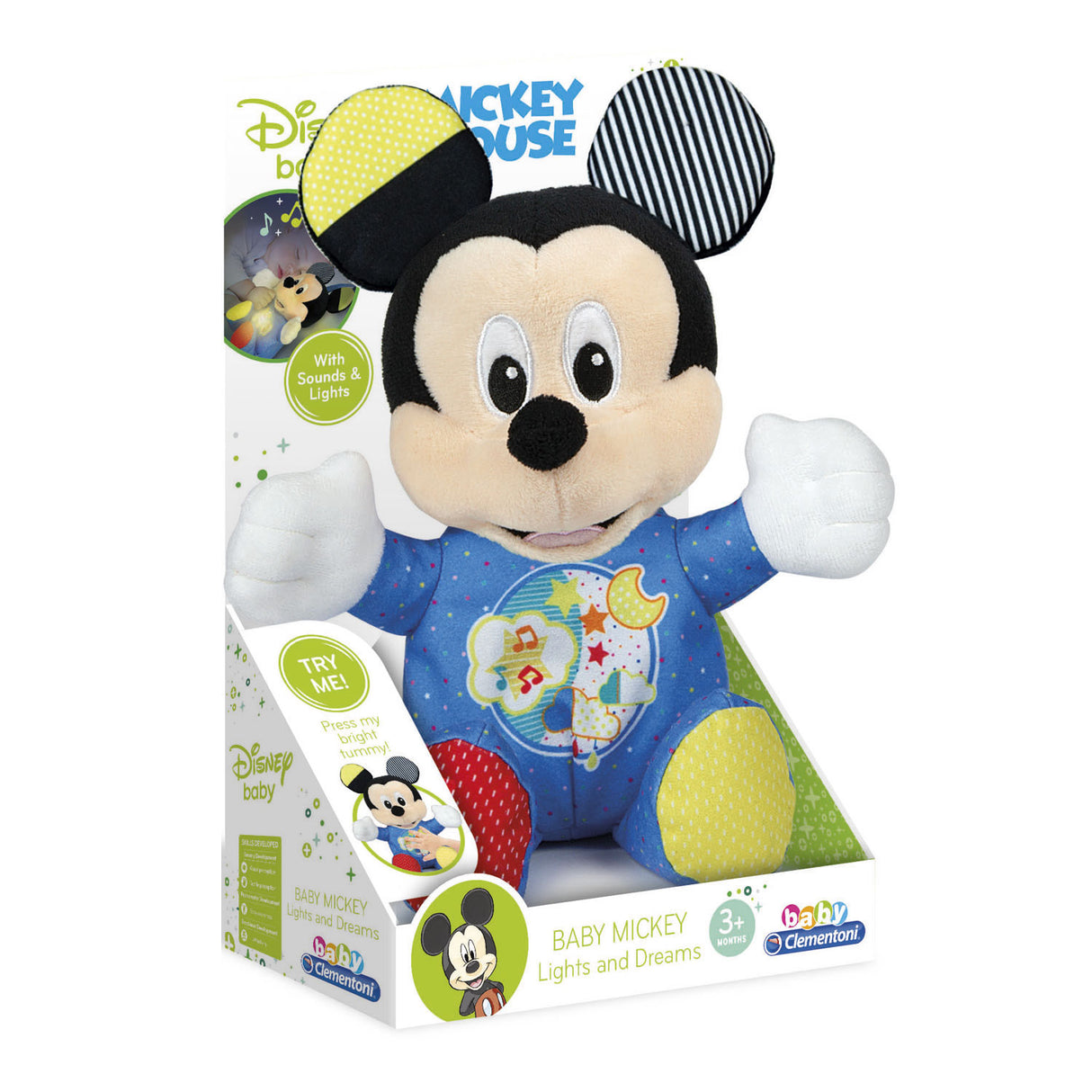 Mickey mouse Mickey Mouse Knuffel met Muziek en Licht