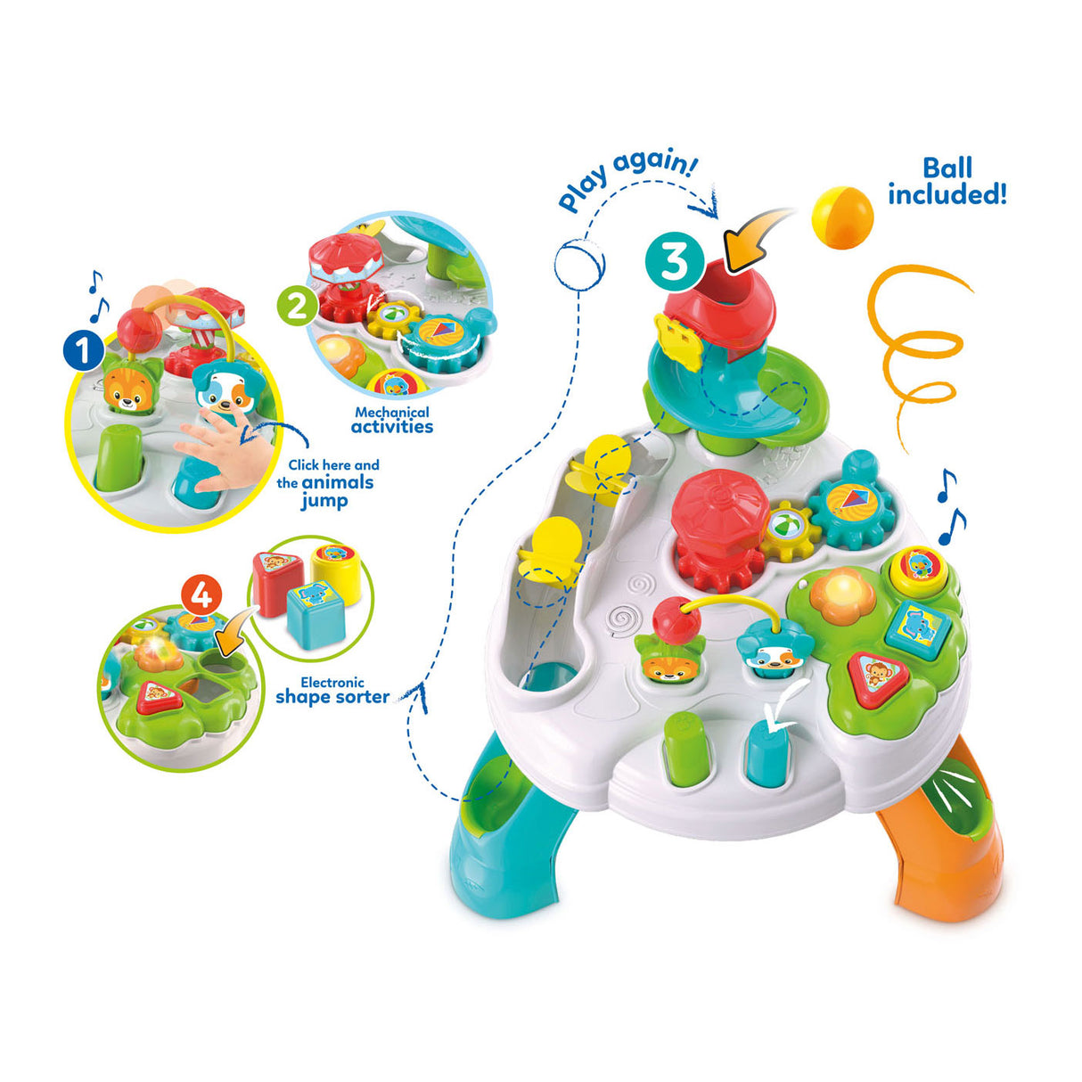 Clementoni Baby Interactieve Activiteitentafel