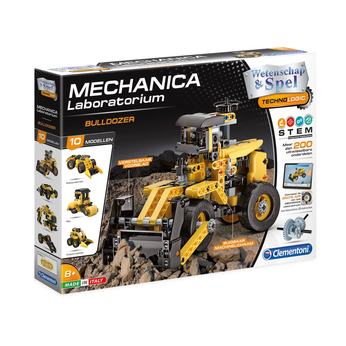 Mechanika hry Clementoni Science Mechanics - Bulldozer