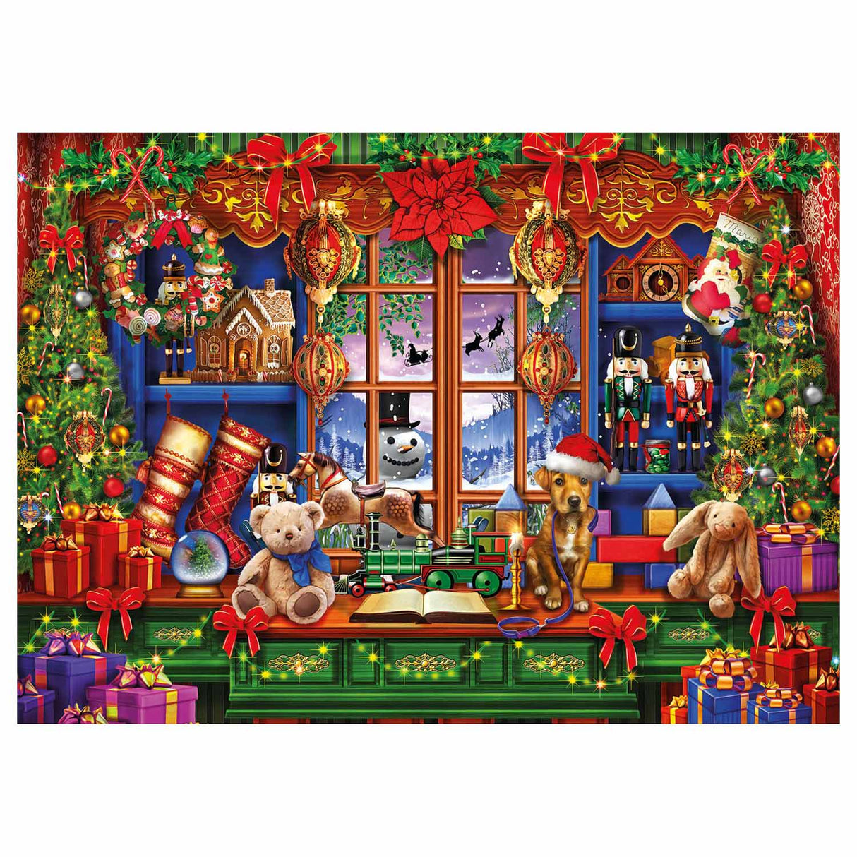 Clementoni Puzzle Toy de juguetes de Navidad, 1000.