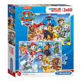 Clementoni Puzzel PAW Patrol, 2x60st.