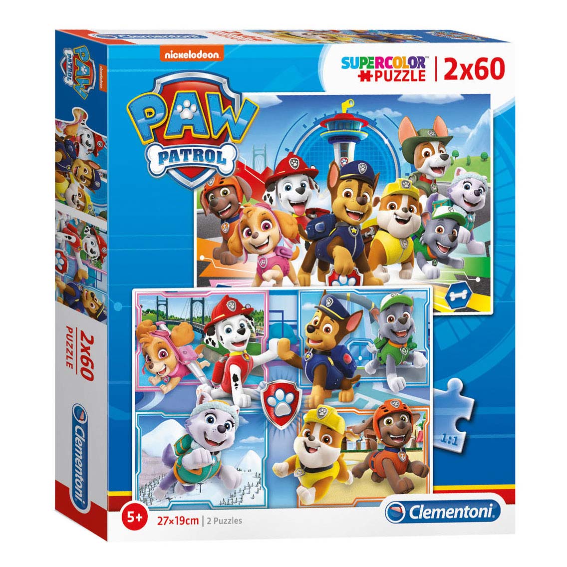 Clementoni Puzzle Paw Patrol, 2x60st.