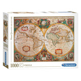 Clementoni visoko kakovostna zbirka Puzzle Old Map 1000 kosov